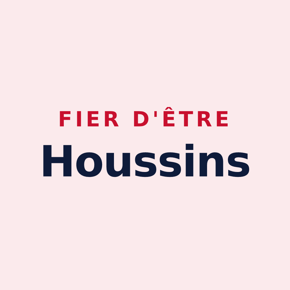 Magnet « Fier d'être Houssins » — design pour Montboissier