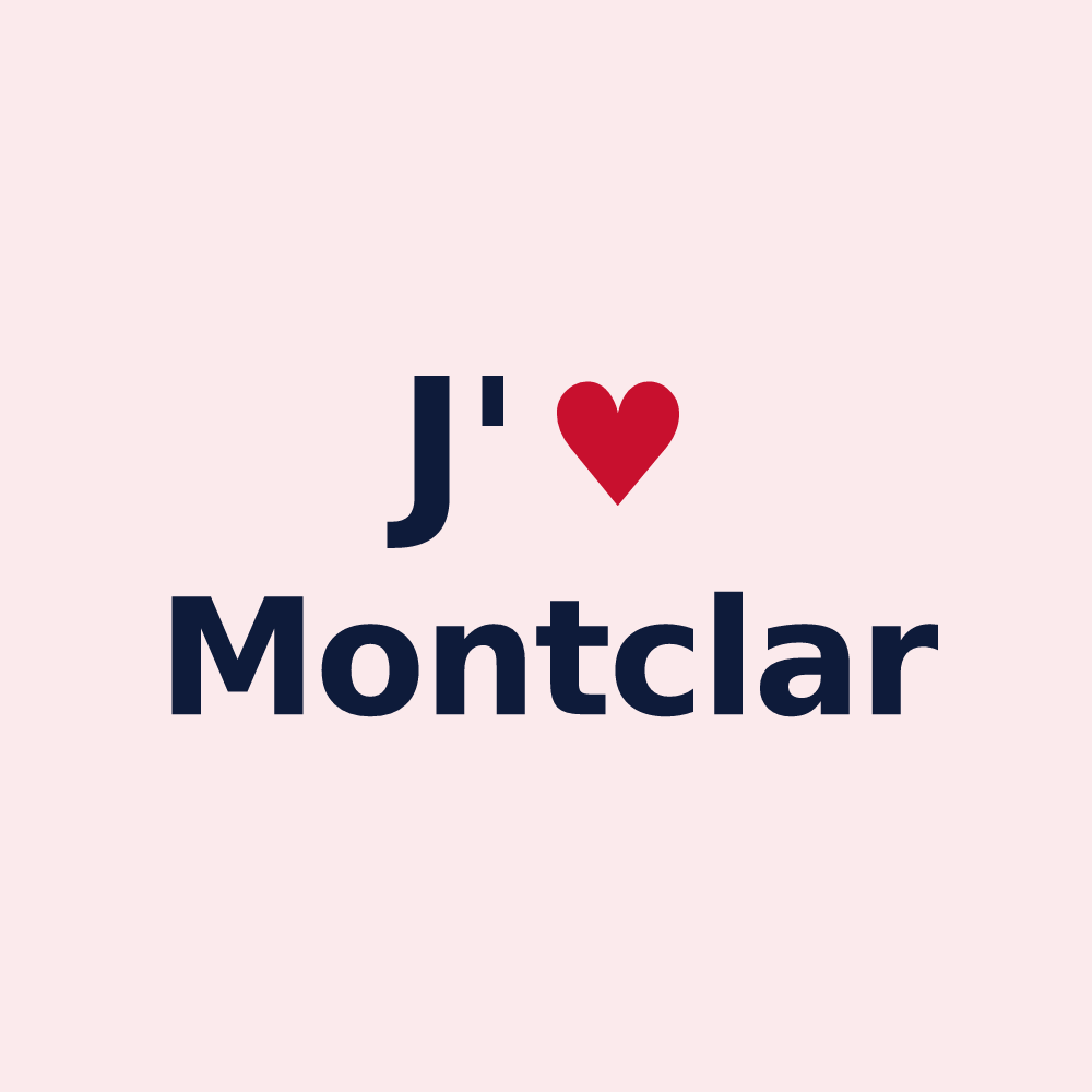 Magnet personnalisé Montclar — design J'aime Montclar