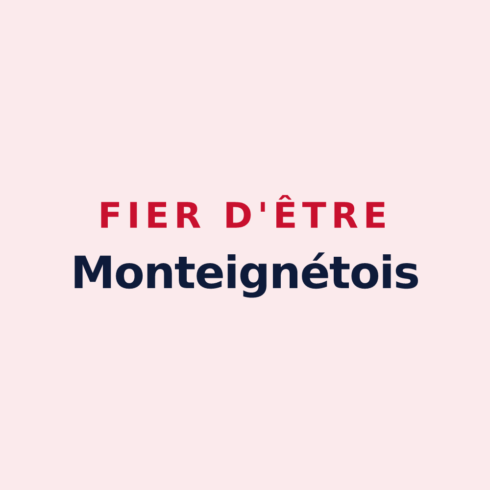Magnet « Fier d'être Monteignétois » — design pour Monteignet-sur-l'Andelot