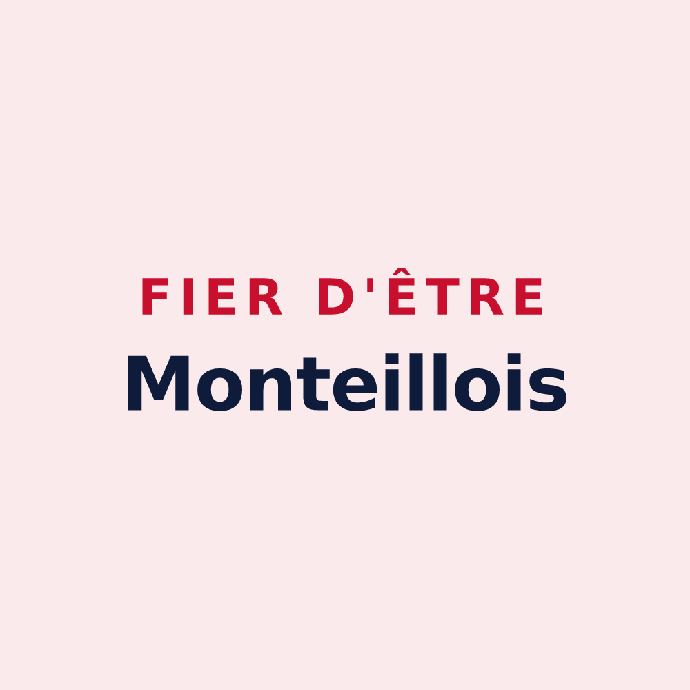 Magnet « Fier d'être Monteillois » — design pour Monteils