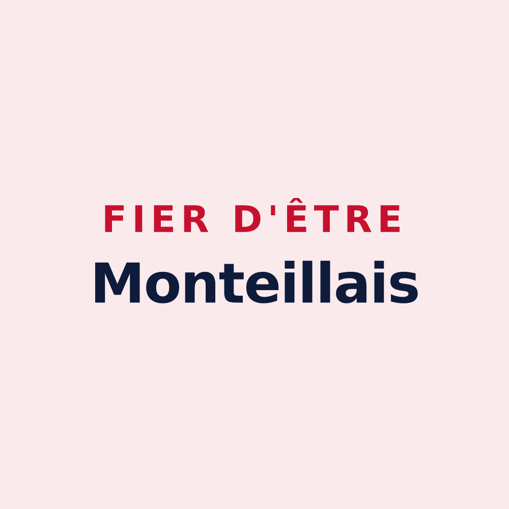 Magnet « Fier d'être Monteillais » — design pour Monteils