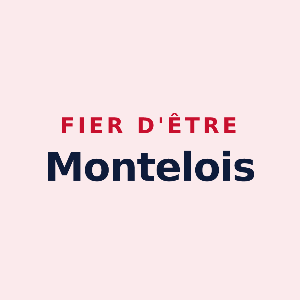 Magnet « Fier d'être Montelois » — design pour Montels