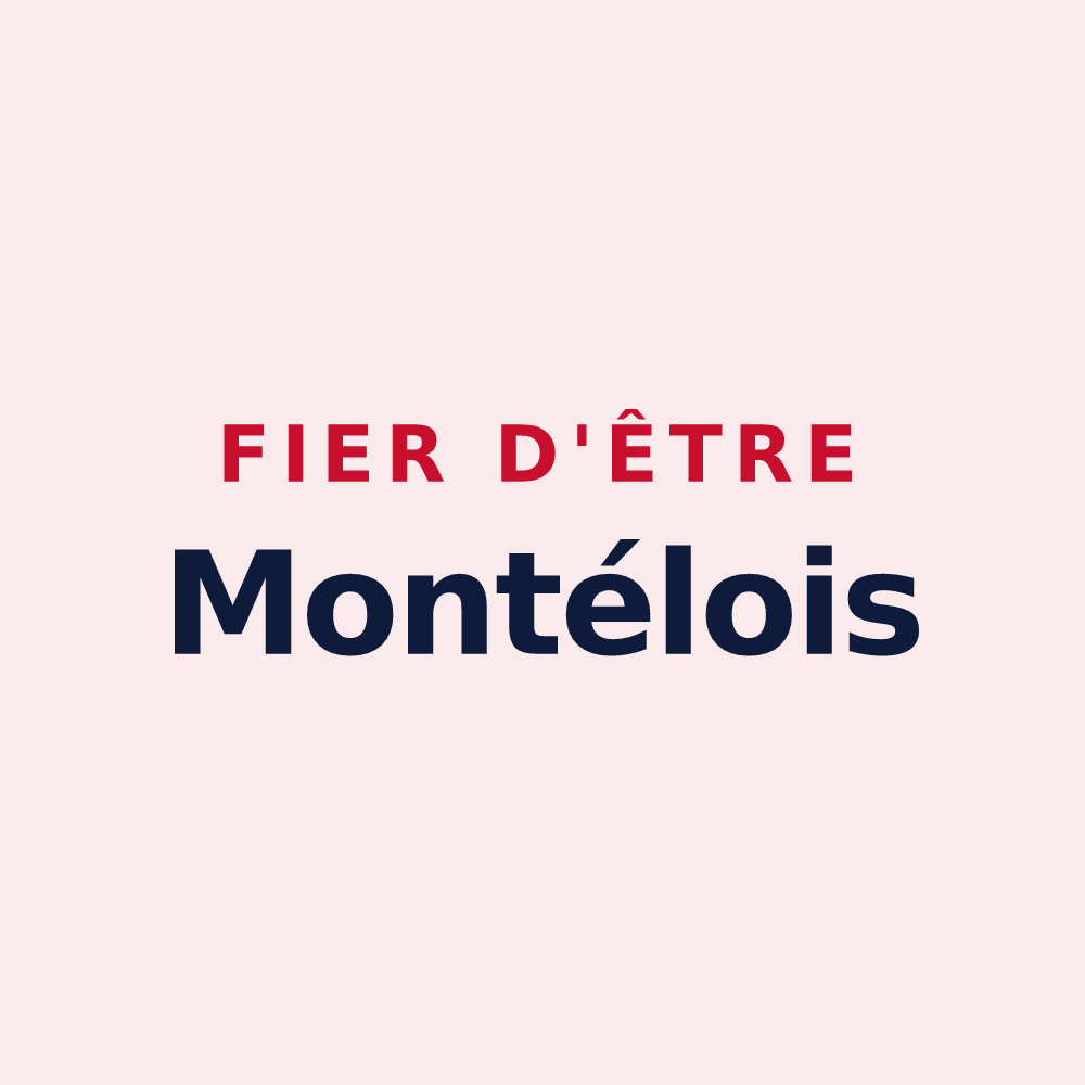 Magnet « Fier d'être Montélois » — design pour Montels