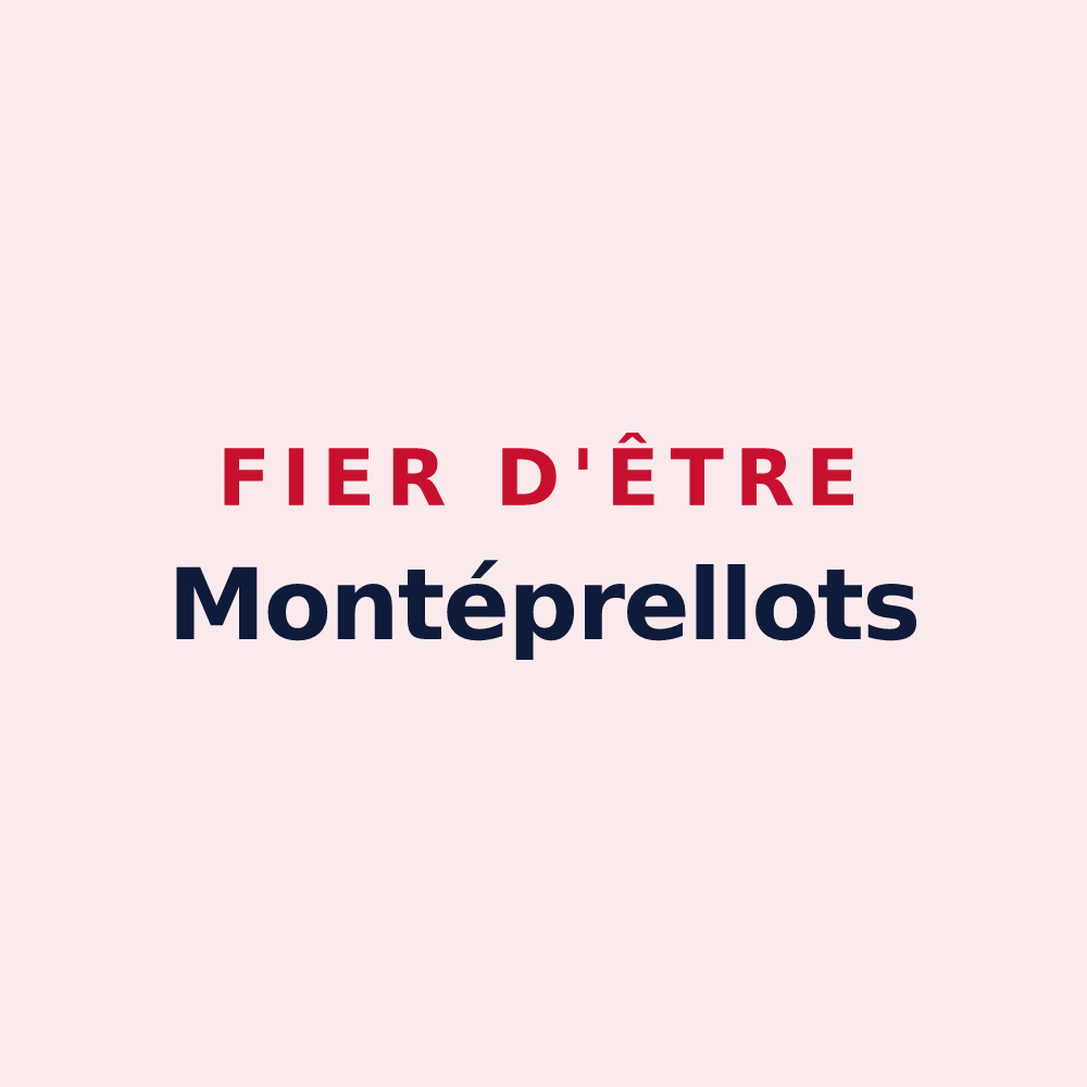 Magnet « Fier d'être Montéprellots » — design pour Montépreux