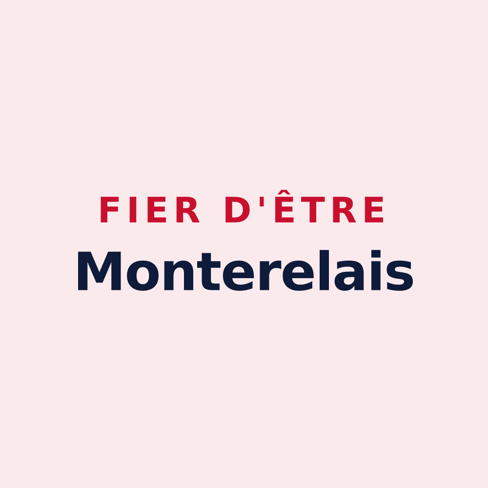 Magnet « Fier d'être Monterelais » — design pour Montereau-Fault-Yonne