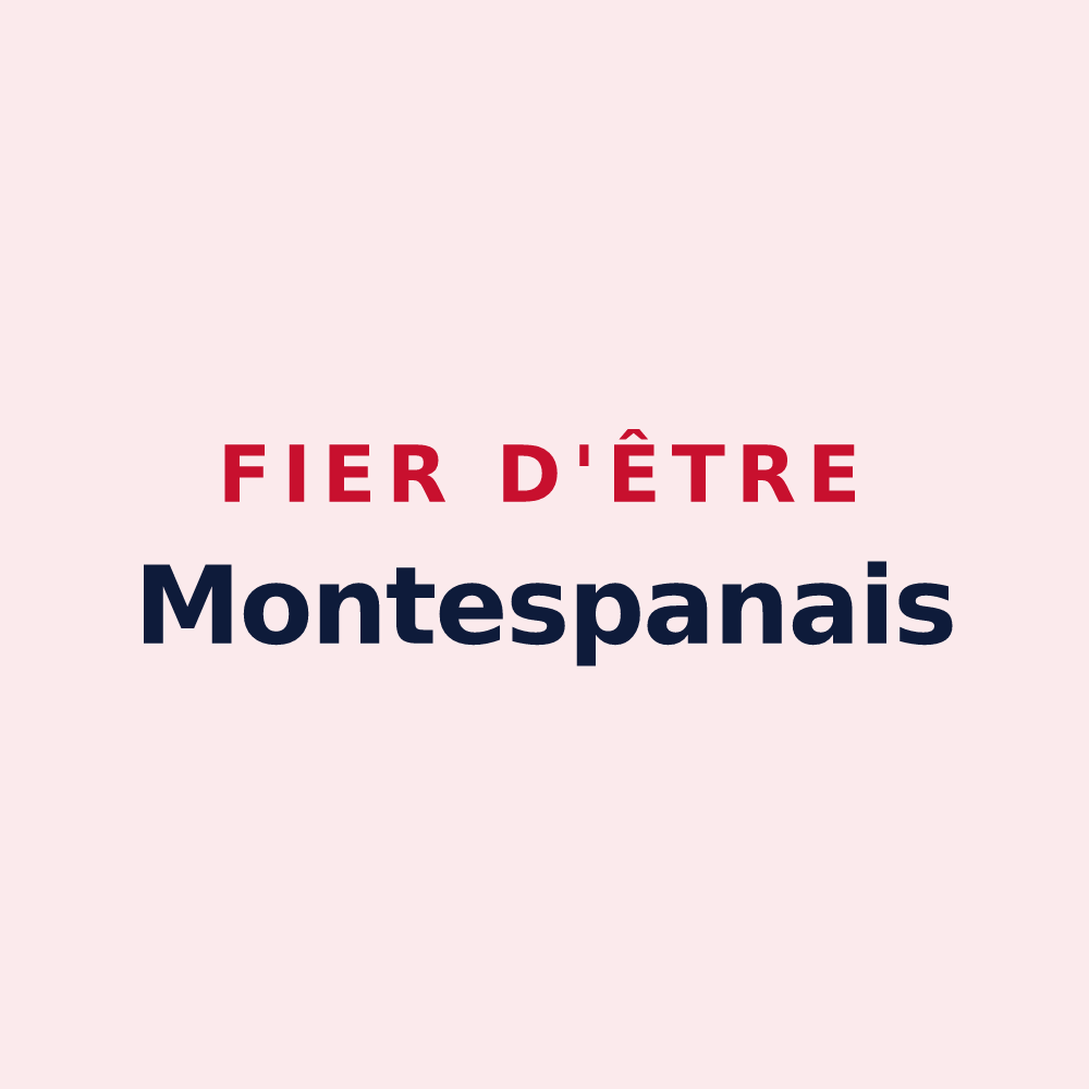 Magnet « Fier d'être Montespanais » — design pour Montespan