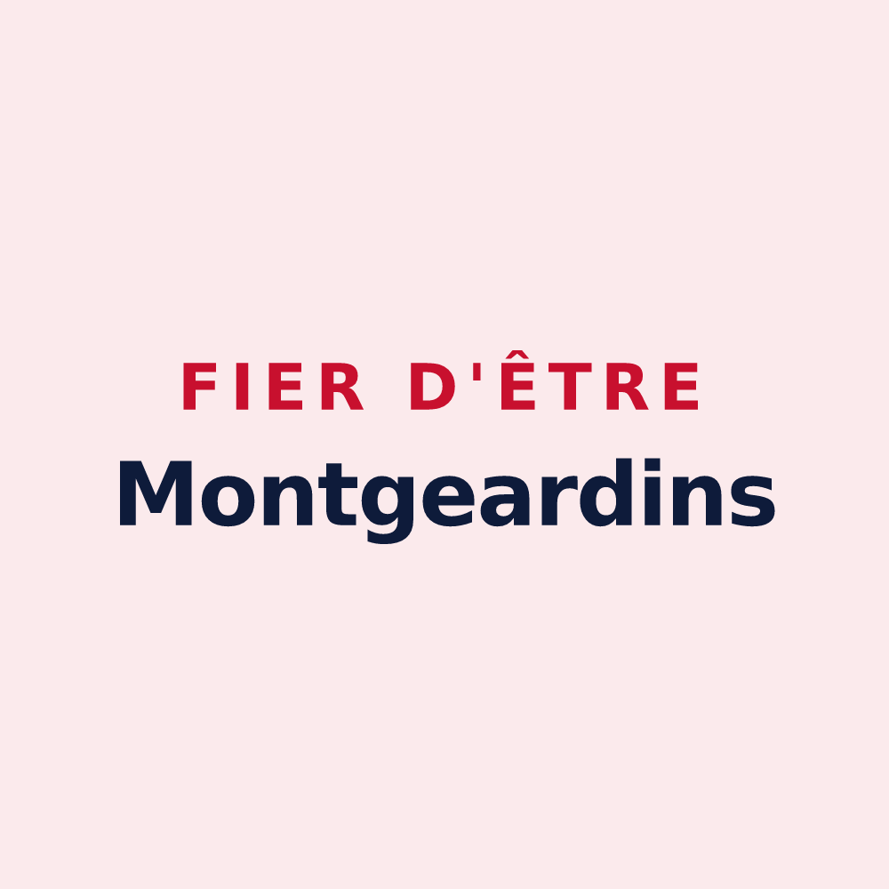 Magnet « Fier d'être Montgeardins » — design pour Montgeard