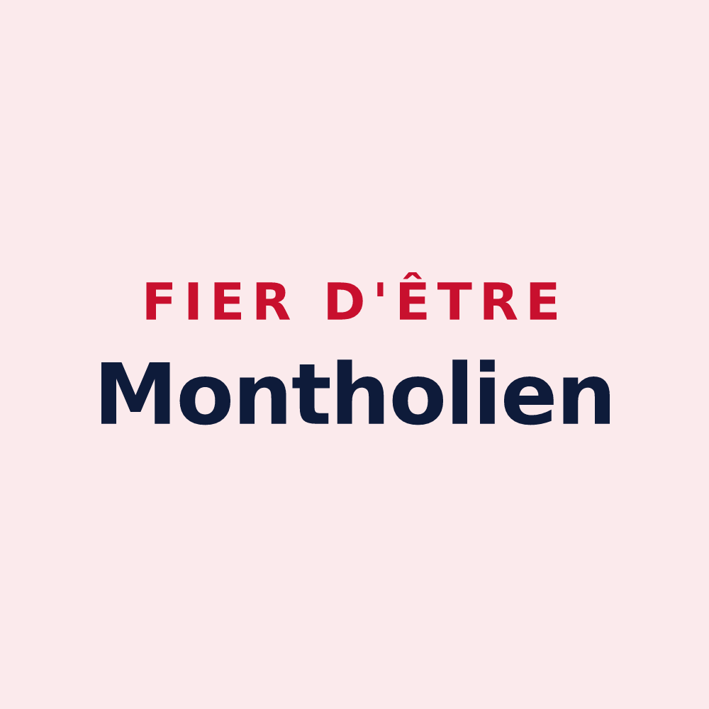 Magnet « Fier d'être Montholien » — design pour Monthou-sur-Bièvre