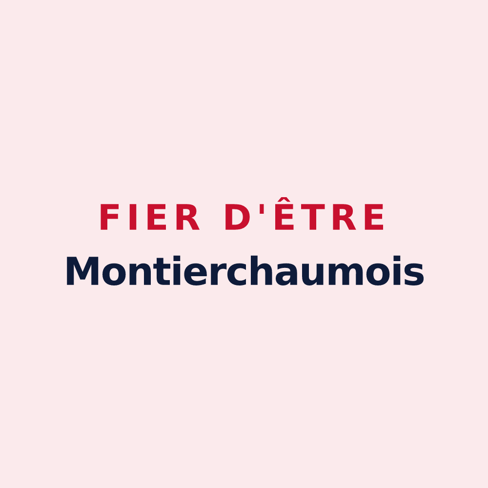 Magnet « Fier d'être Montierchaumois » — design pour Montierchaume