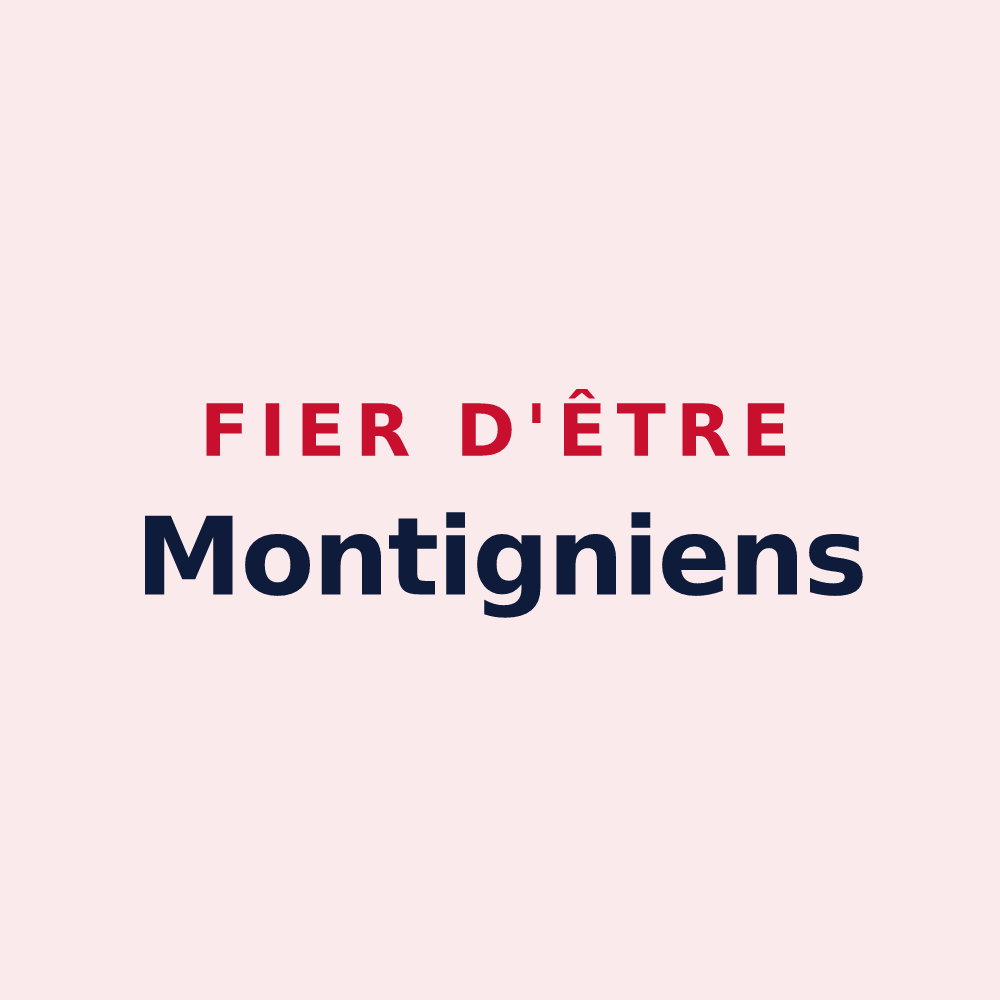 Magnet « Fier d'être Montigniens » — design pour Montigny-lès-Metz