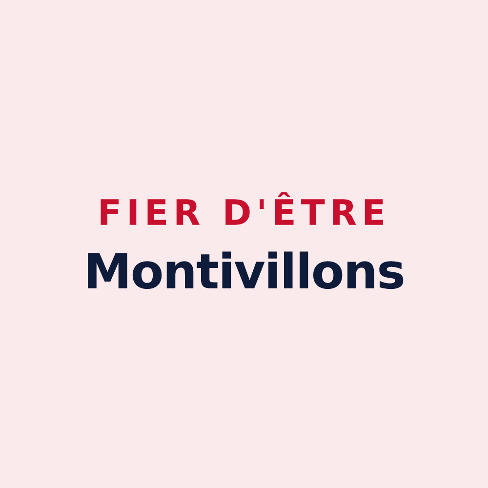 Magnet « Fier d'être Montivillons » — design pour Montivilliers