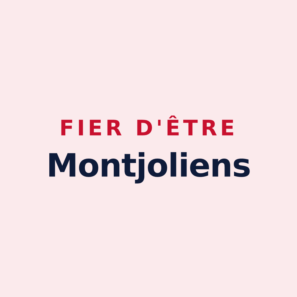 Magnet « Fier d'être Montjoliens » — design pour Montjoie-en-Couserans