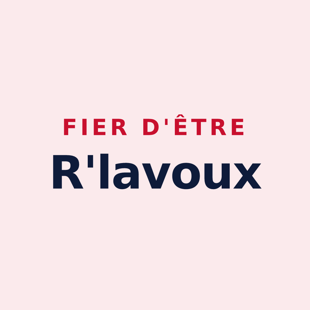 Magnet « Fier d'être R'lavoux » — design pour Montmahoux