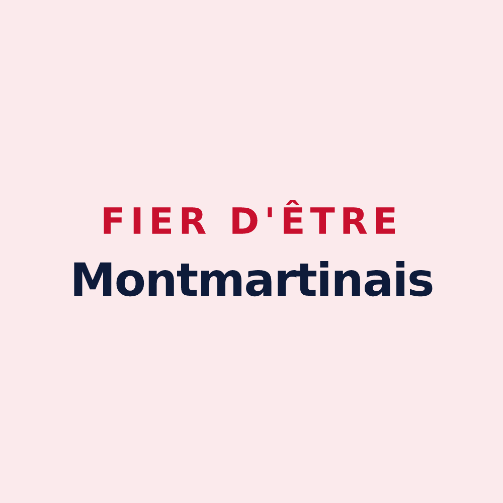 Magnet « Fier d'être Montmartinais » — design pour Montmartin-sur-Mer