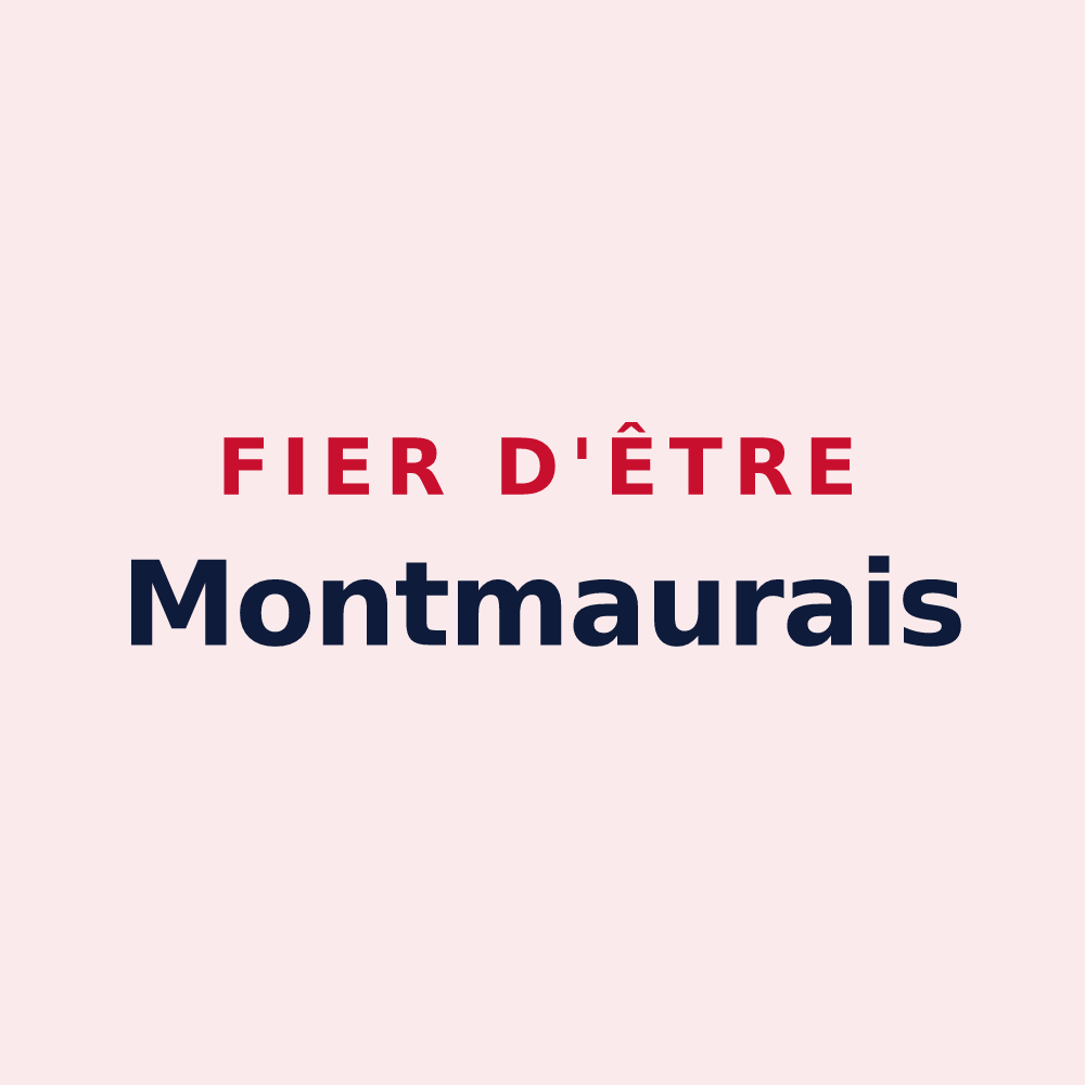 Magnet « Fier d'être Montmaurais » — design pour Montmaur