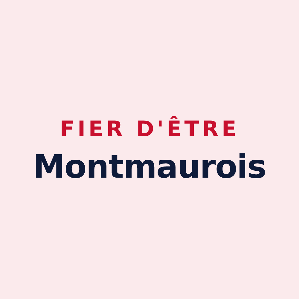 Magnet « Fier d'être Montmaurois » — design pour Montmaur-en-Diois