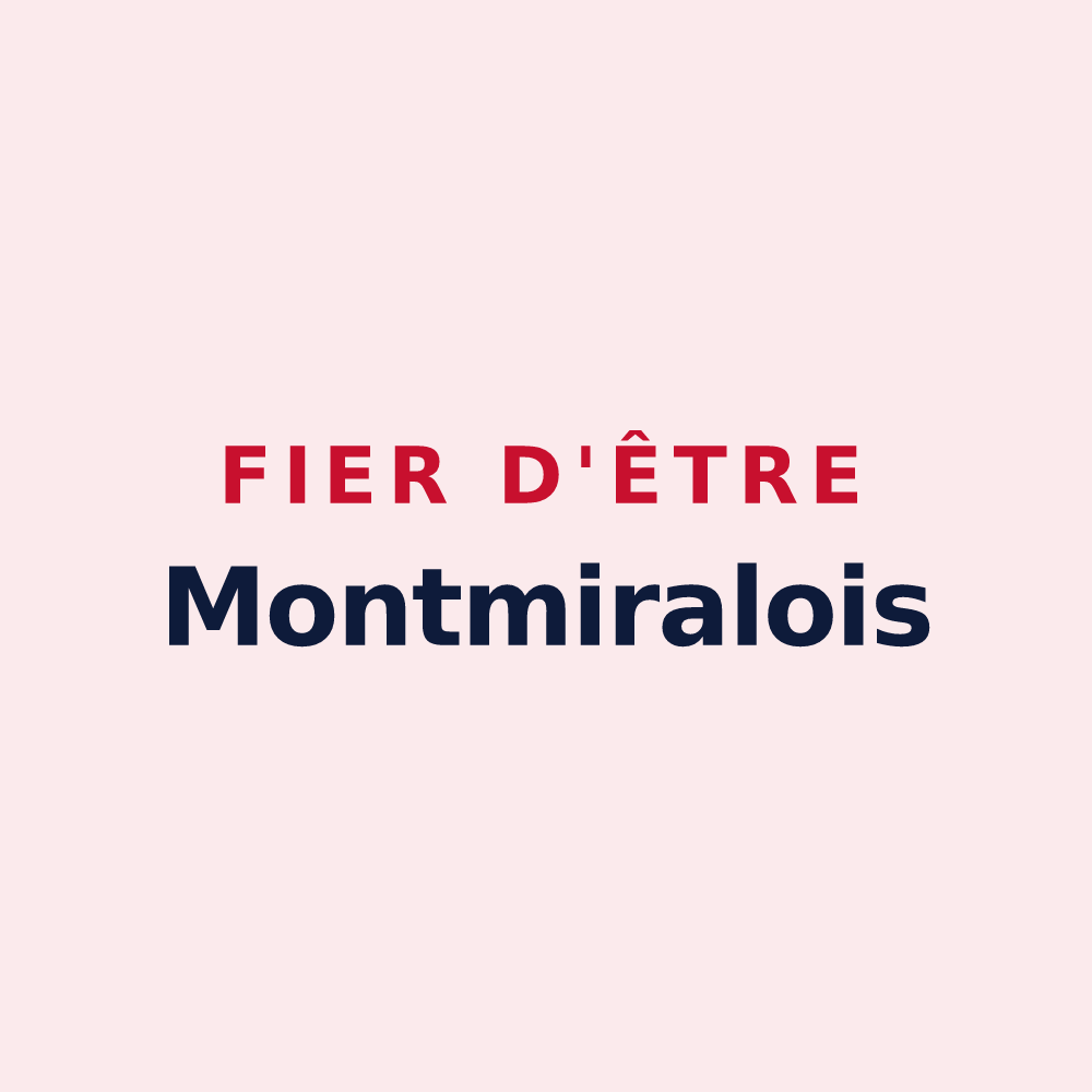 Magnet « Fier d'être Montmiralois » — design pour Montmiral