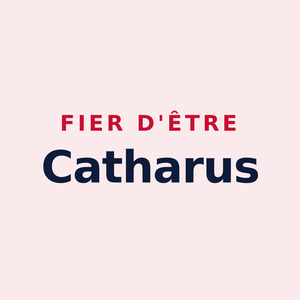 Magnet « Fier d'être Catharus » — design pour Montmorot