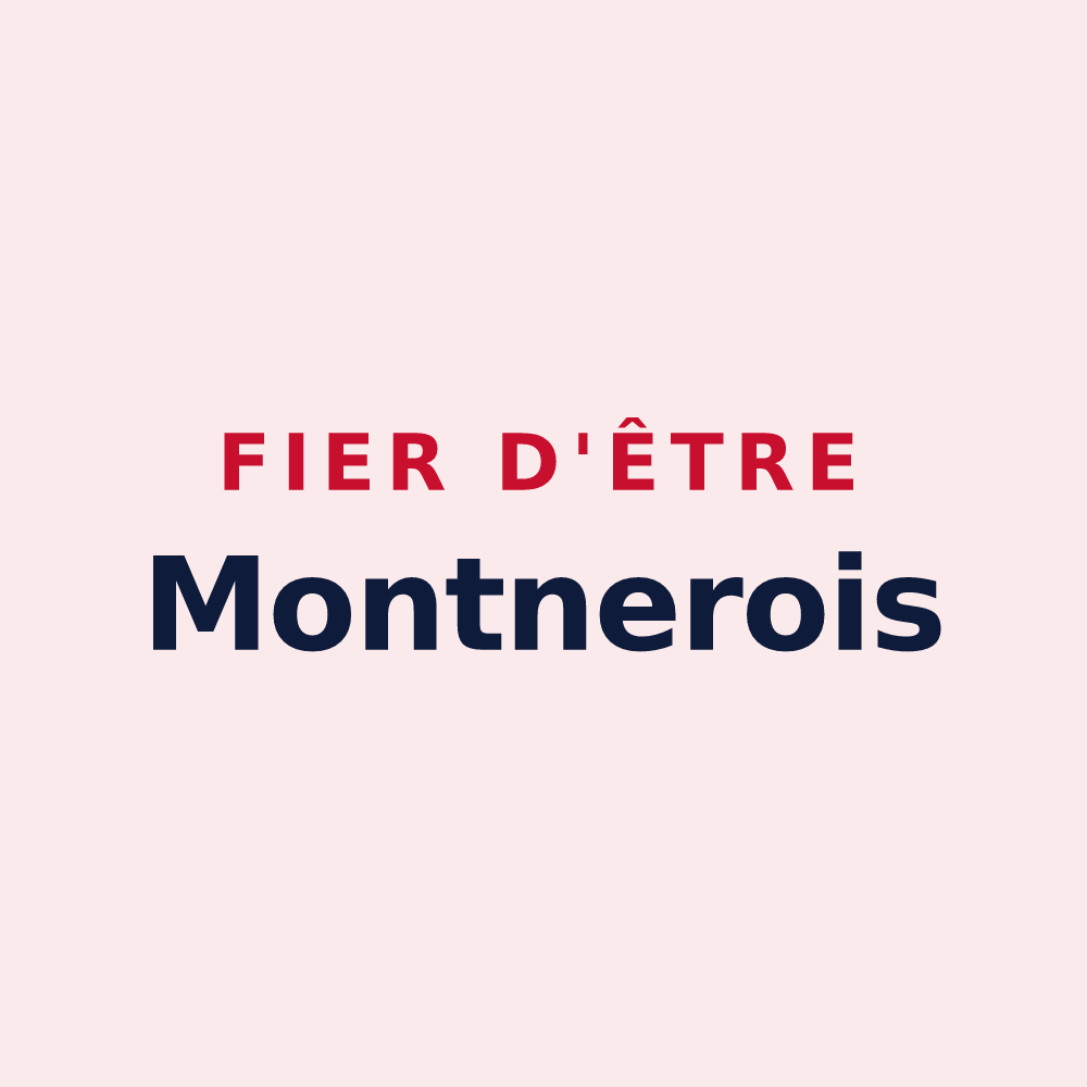 Magnet « Fier d'être Montnerois » — design pour Montner