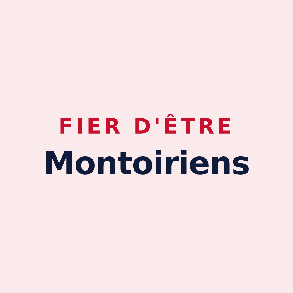 Magnet « Fier d'être Montoiriens » — design pour Montoire-sur-le-Loir