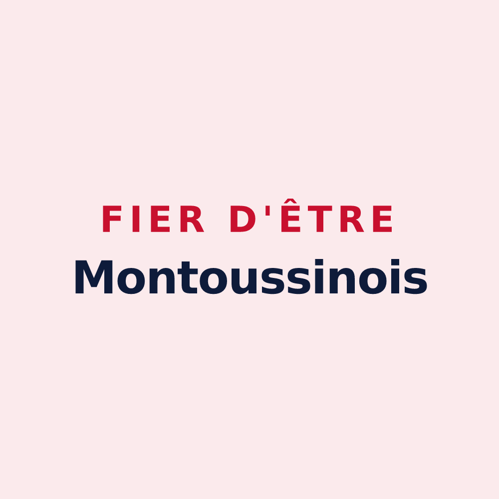 Magnet « Fier d'être Montoussinois » — design pour Montoussin