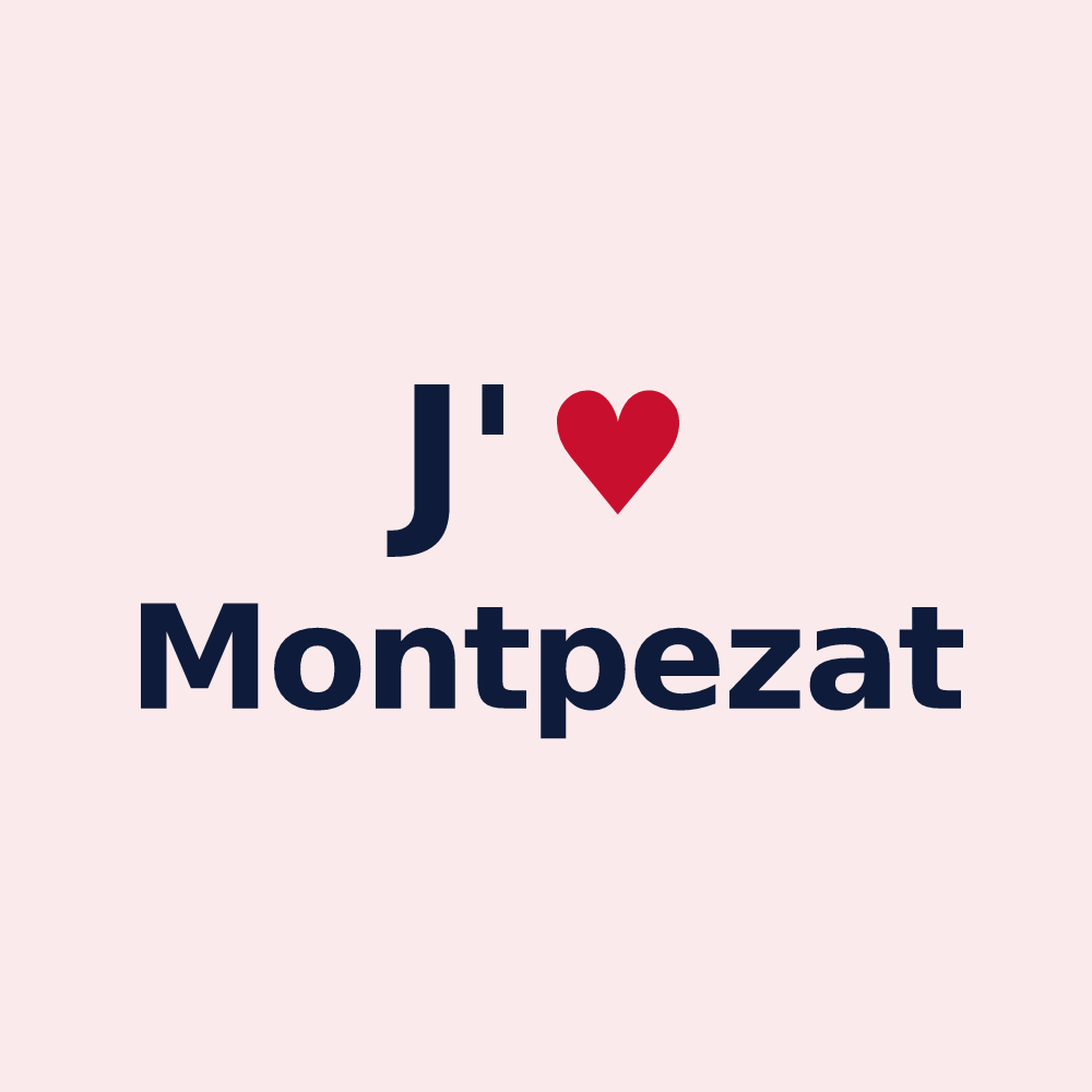 Magnet personnalisé Montpezat — design J'aime Montpezat