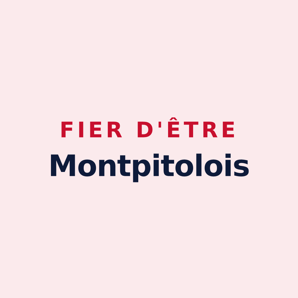 Magnet « Fier d'être Montpitolois » — design pour Montpitol