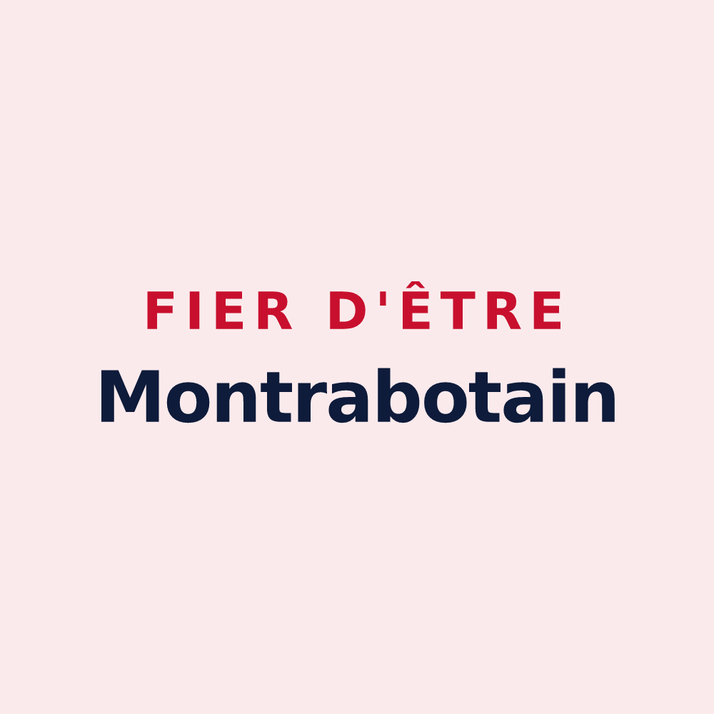 Magnet « Fier d'être Montrabotain » — design pour Montrabot