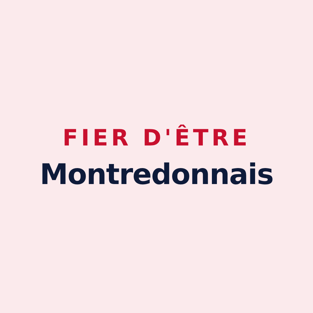 Magnet « Fier d'être Montredonnais » — design pour Montredon-Labessonnié