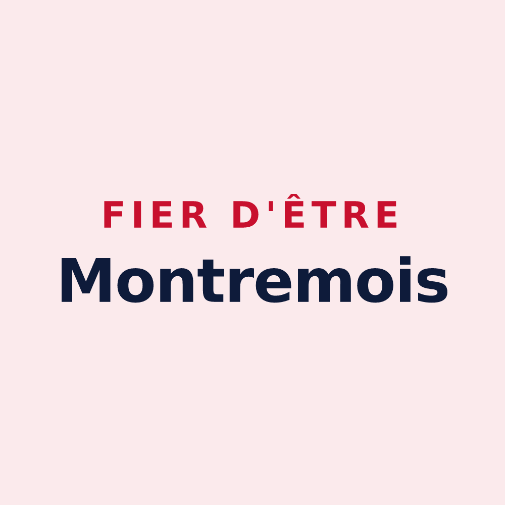 Magnet « Fier d'être Montremois » — design pour Montrem