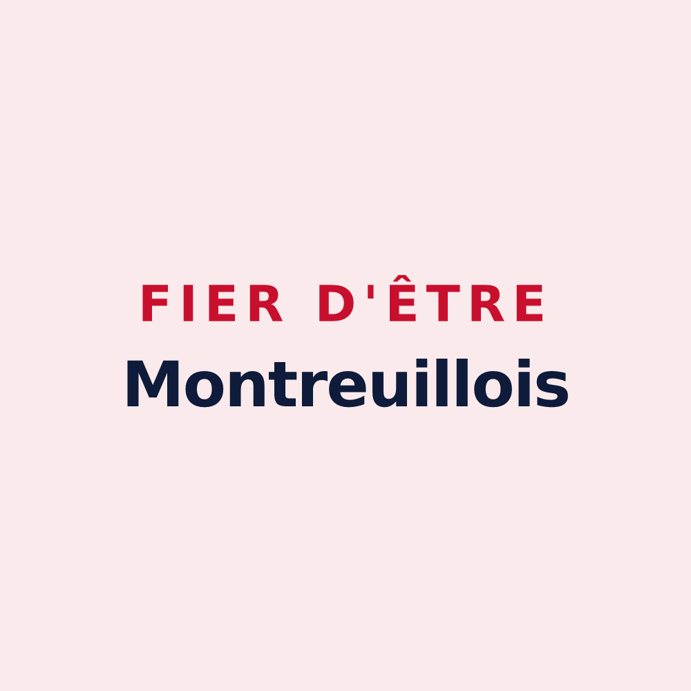 Magnet « Fier d'être Montreuillois » — design pour Montreuil-sur-Barse
