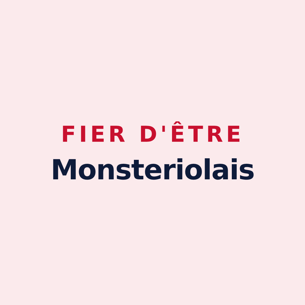 Magnet « Fier d'être Monsteriolais » — design pour Montreuil-sur-Loir