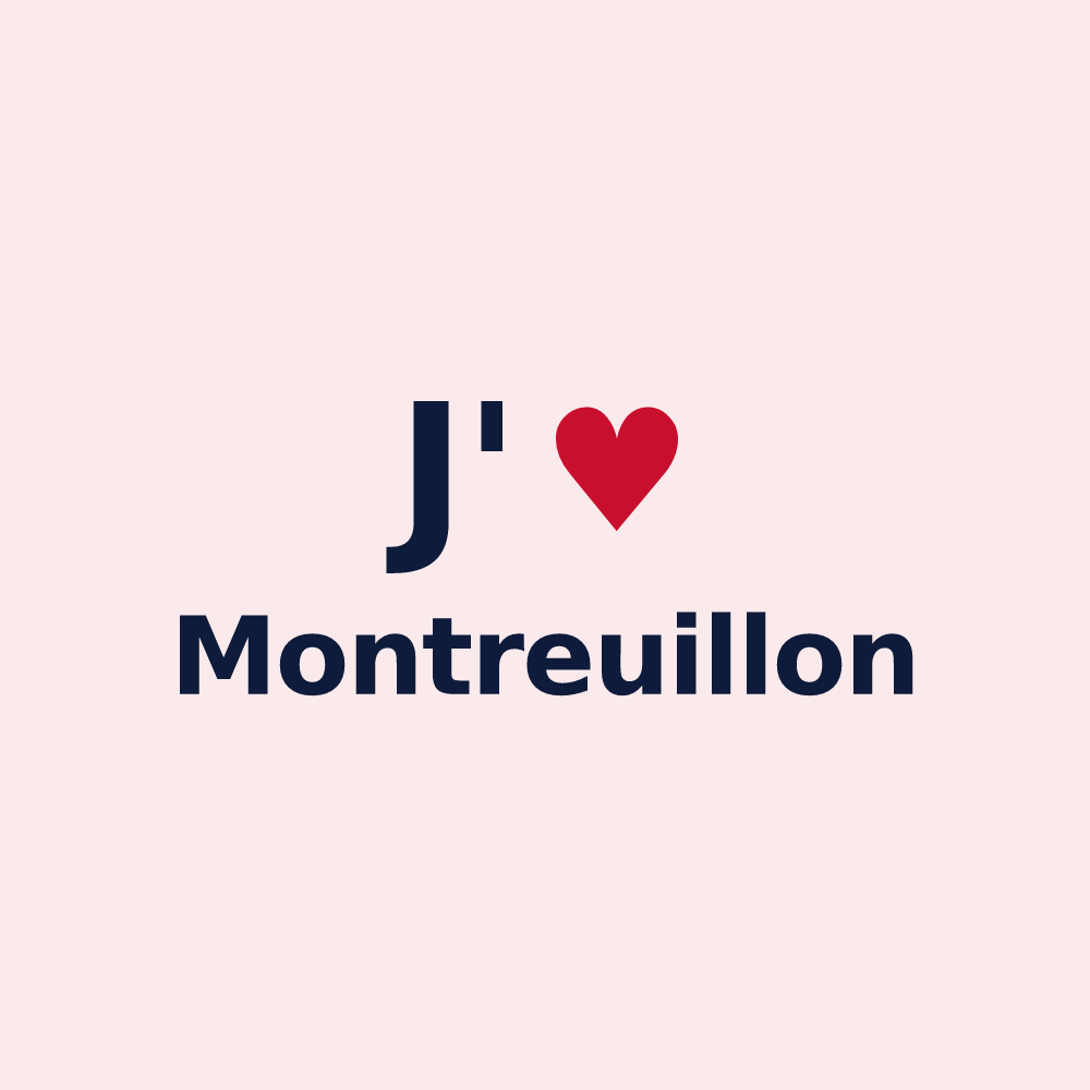 Magnet personnalisé Montreuillon — design J'aime Montreuillon