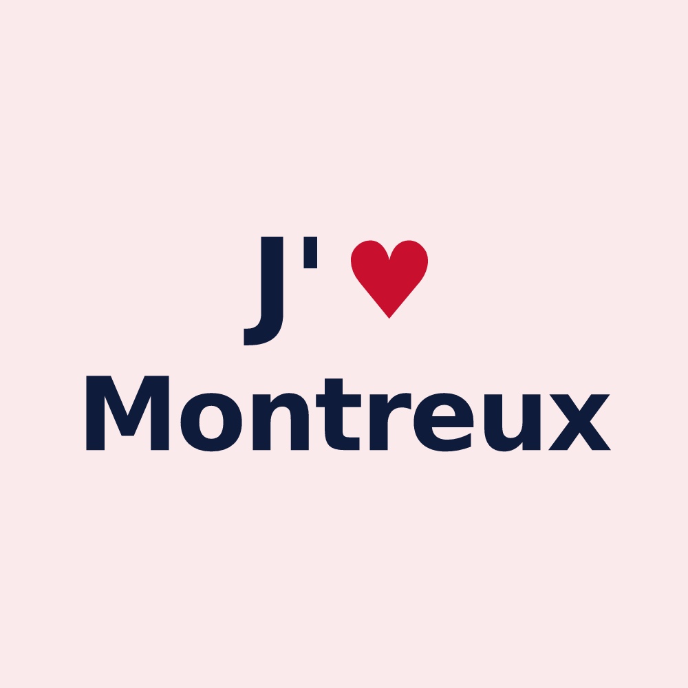Magnet personnalisé Montreux — design J'aime Montreux
