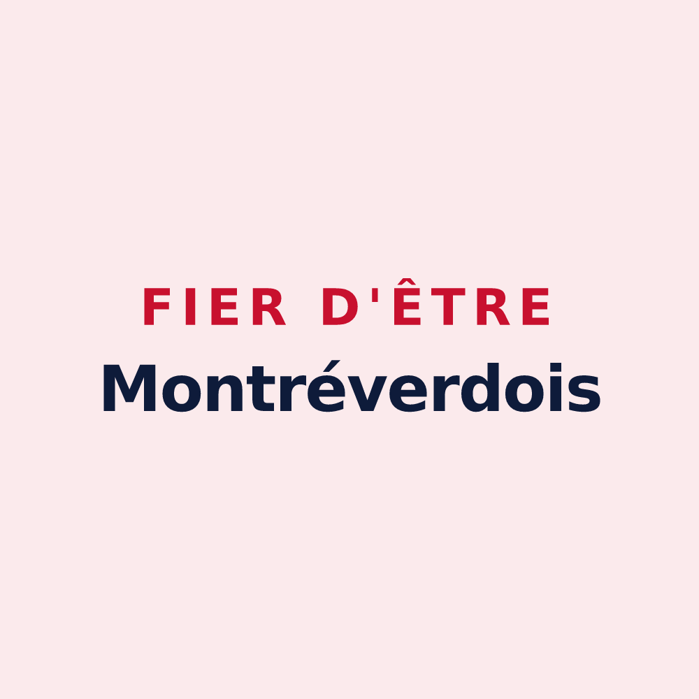 Magnet « Fier d'être Montréverdois » — design pour Montréverd