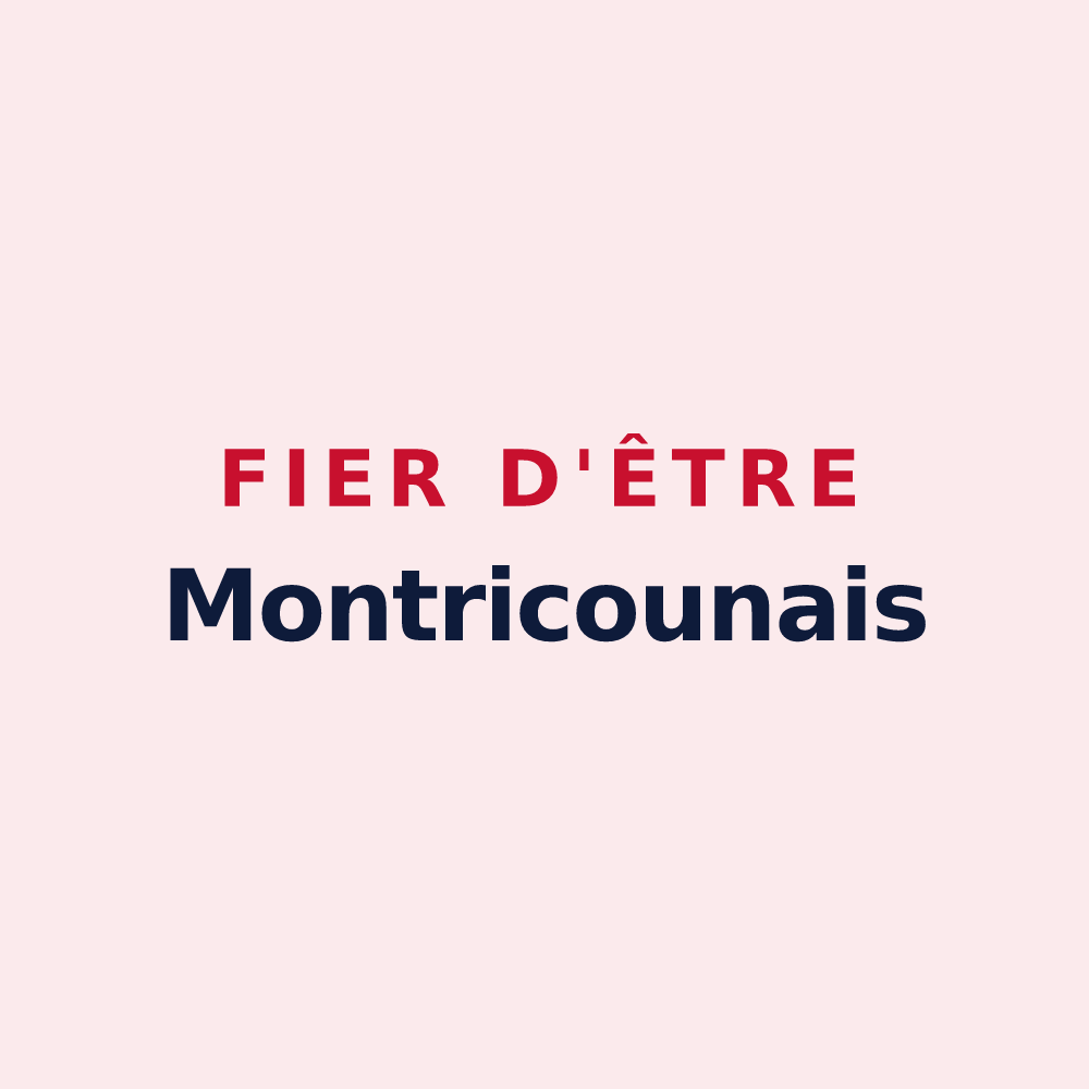 Magnet « Fier d'être Montricounais » — design pour Montricoux
