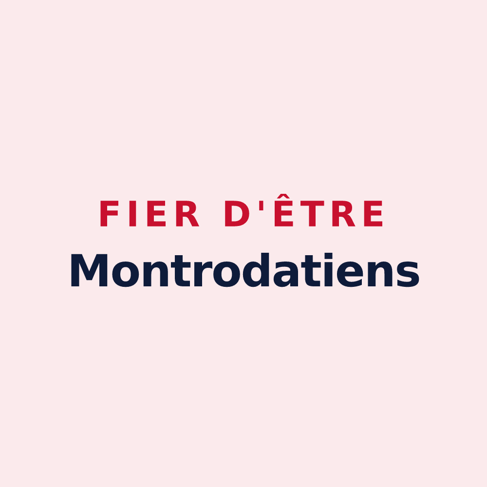 Magnet « Fier d'être Montrodatiens » — design pour Montrodat