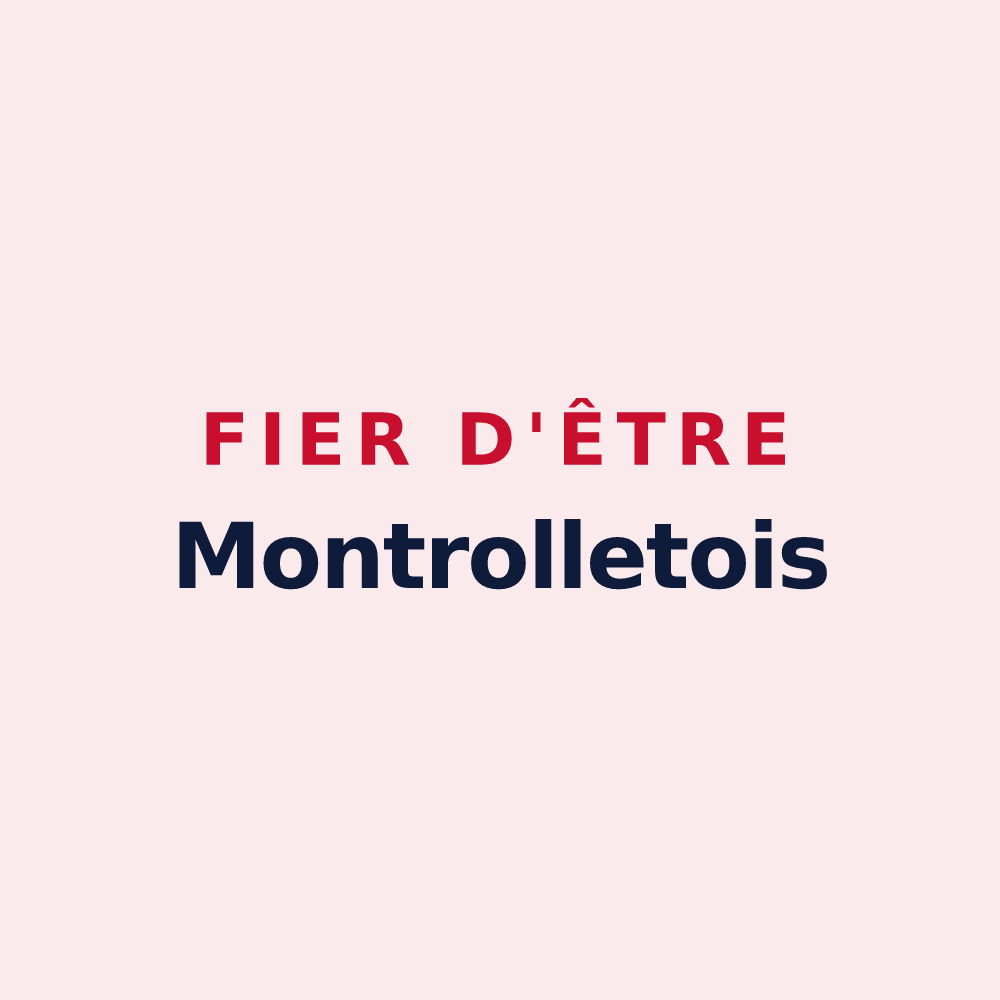 Magnet « Fier d'être Montrolletois » — design pour Montrollet