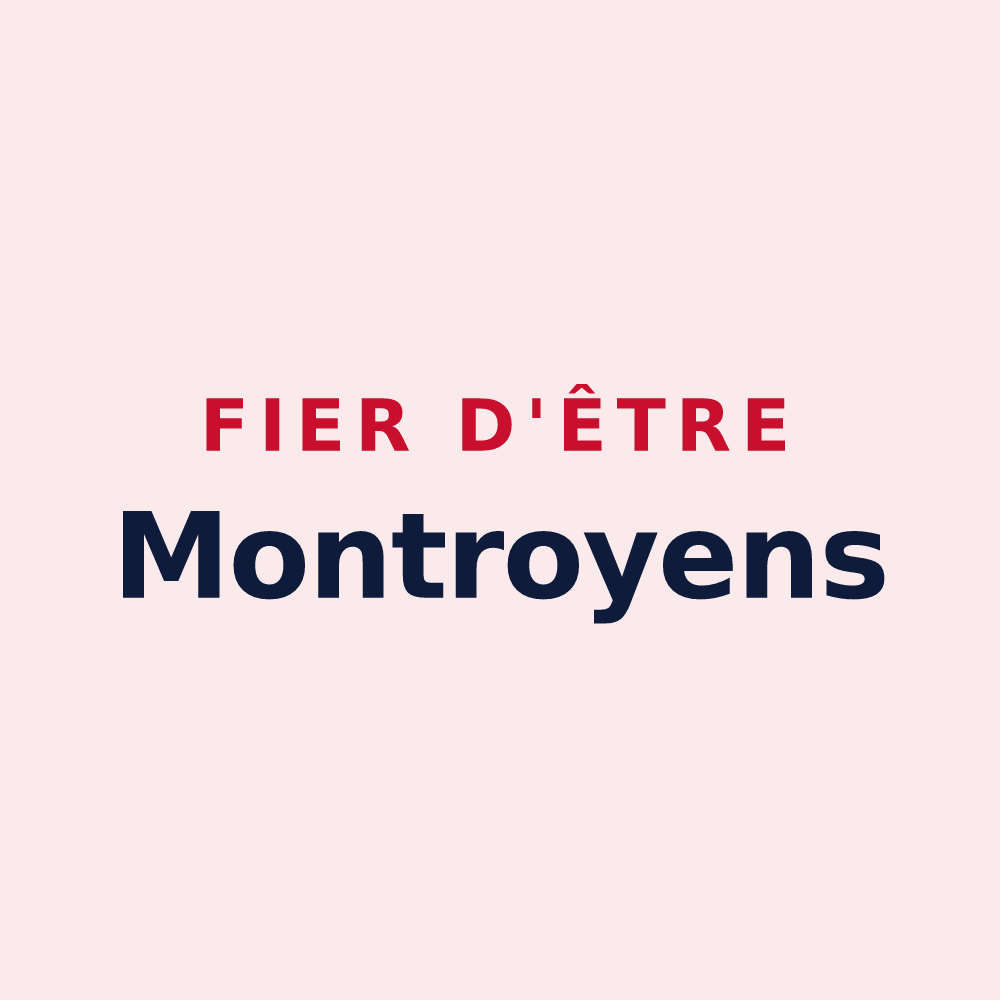 Magnet « Fier d'être Montroyens » — design pour Montroy