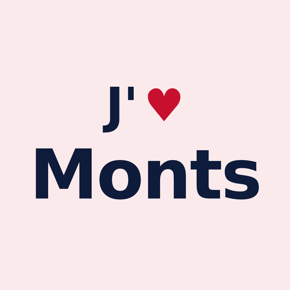 Magnet personnalisé Monts — design J'aime Monts