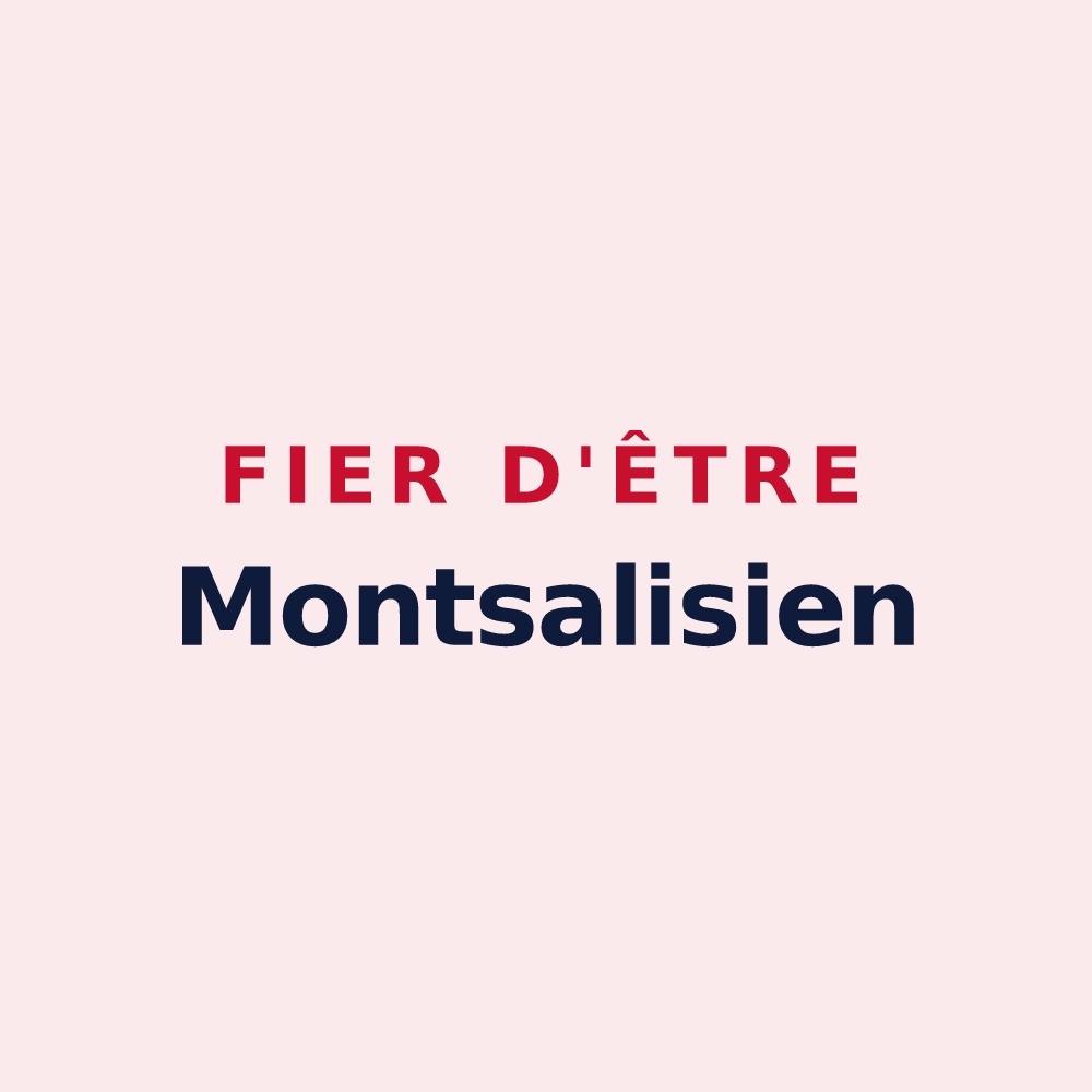 Magnet « Fier d'être Montsalisien » — design pour Montsalès