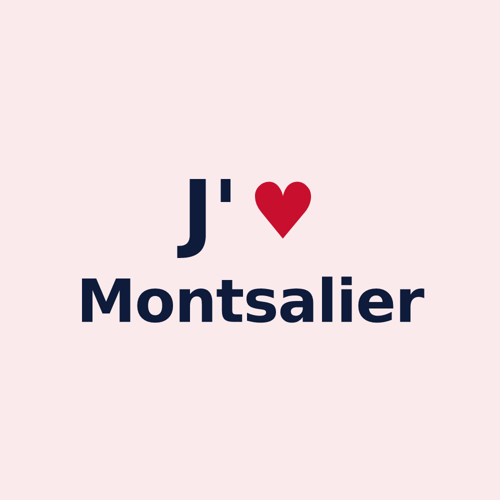 Magnet personnalisé Montsalier — design J'aime Montsalier