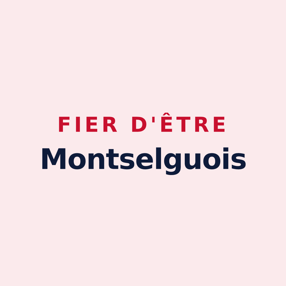 Magnet « Fier d'être Montselguois » — design pour Montselgues