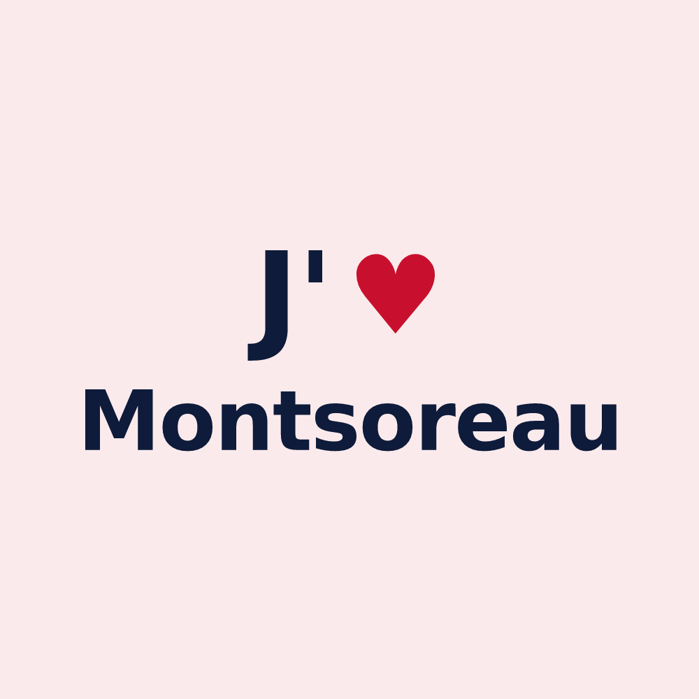 Magnet personnalisé Montsoreau — design J'aime Montsoreau