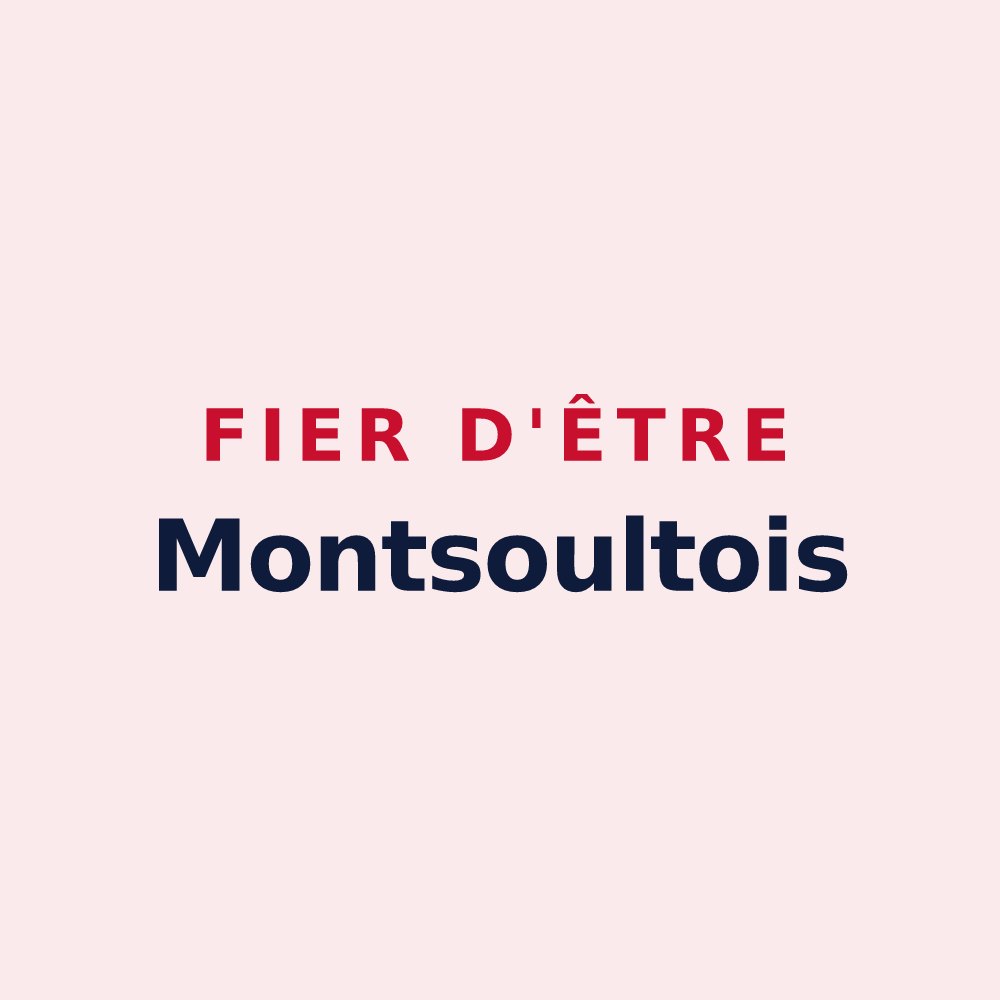 Magnet « Fier d'être Montsoultois » — design pour Montsoult