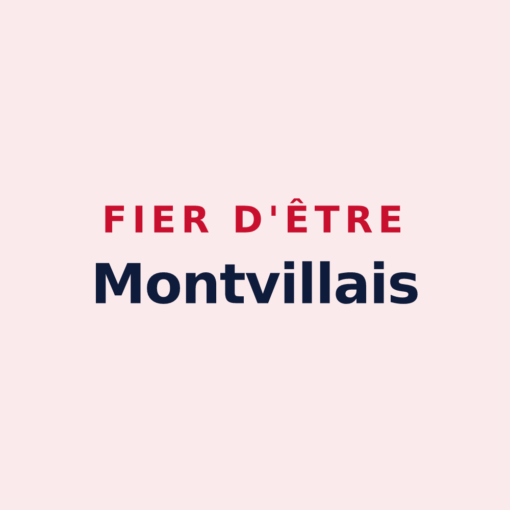 Magnet « Fier d'être Montvillais » — design pour Montville