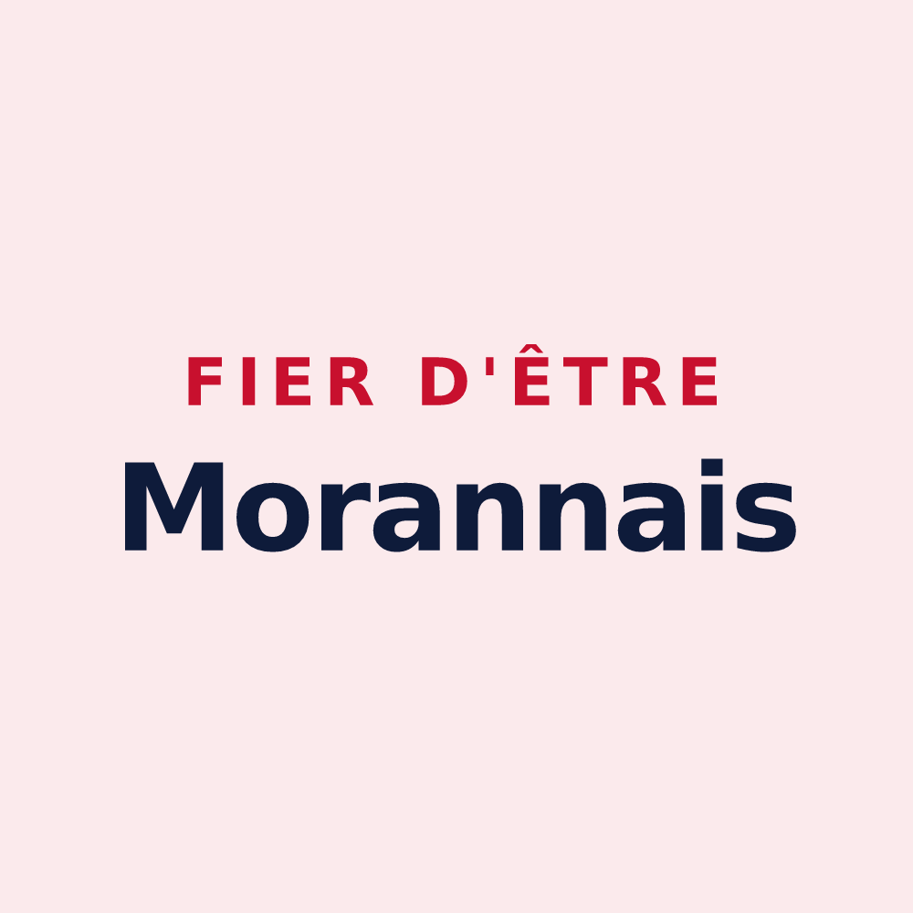 Magnet « Fier d'être Morannais » — design pour Morannes sur Sarthe-Daumeray