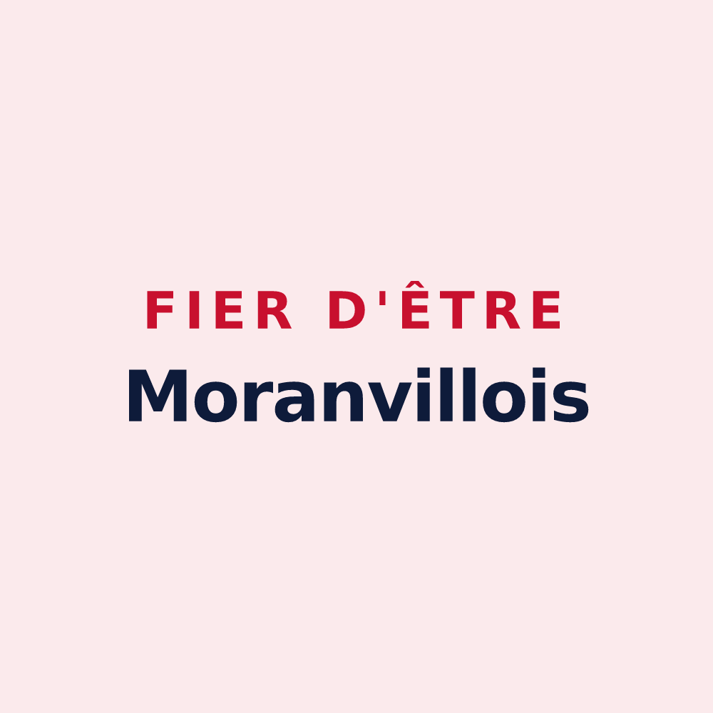Magnet « Fier d'être Moranvillois » — design pour Moranville