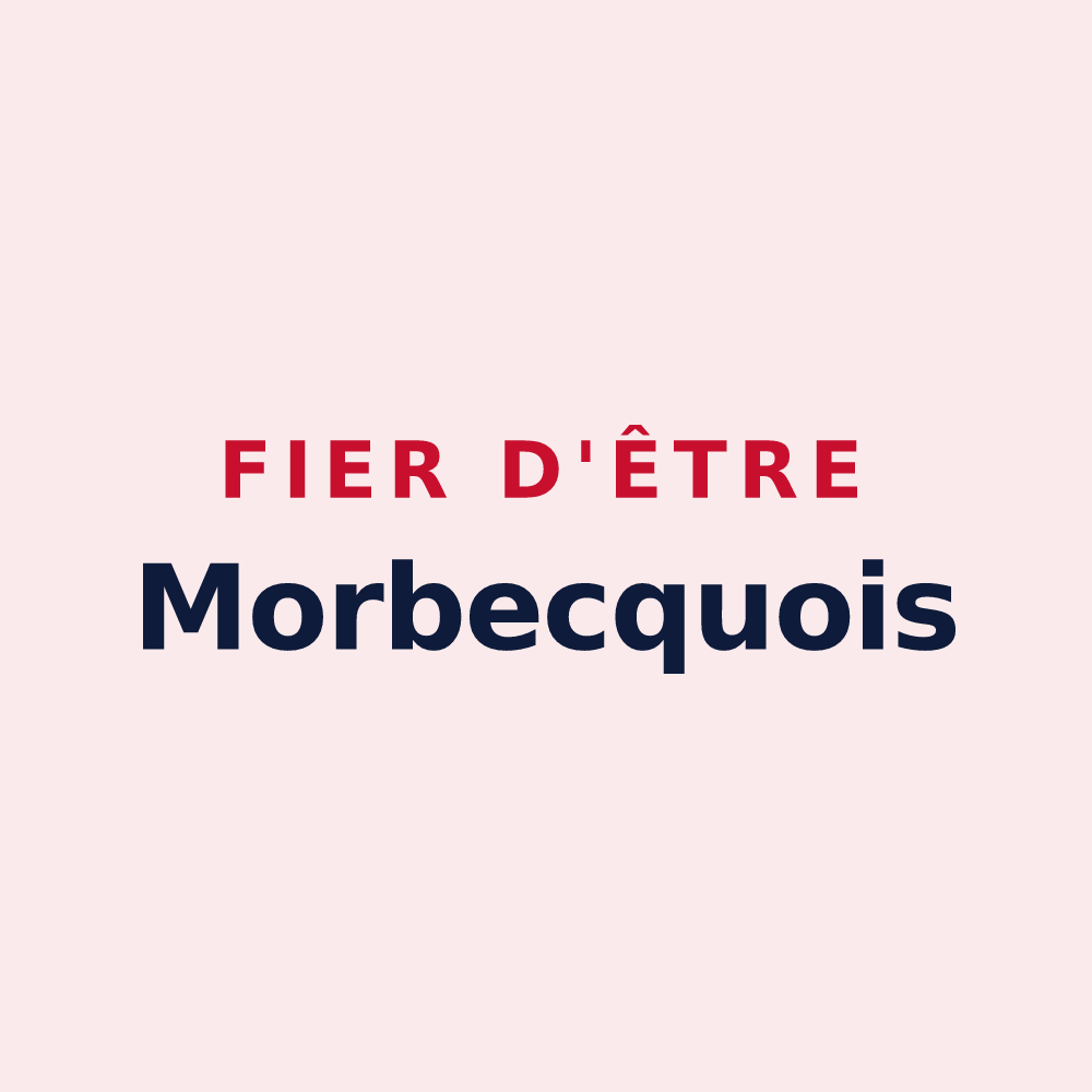 Magnet « Fier d'être Morbecquois » — design pour Morbecque
