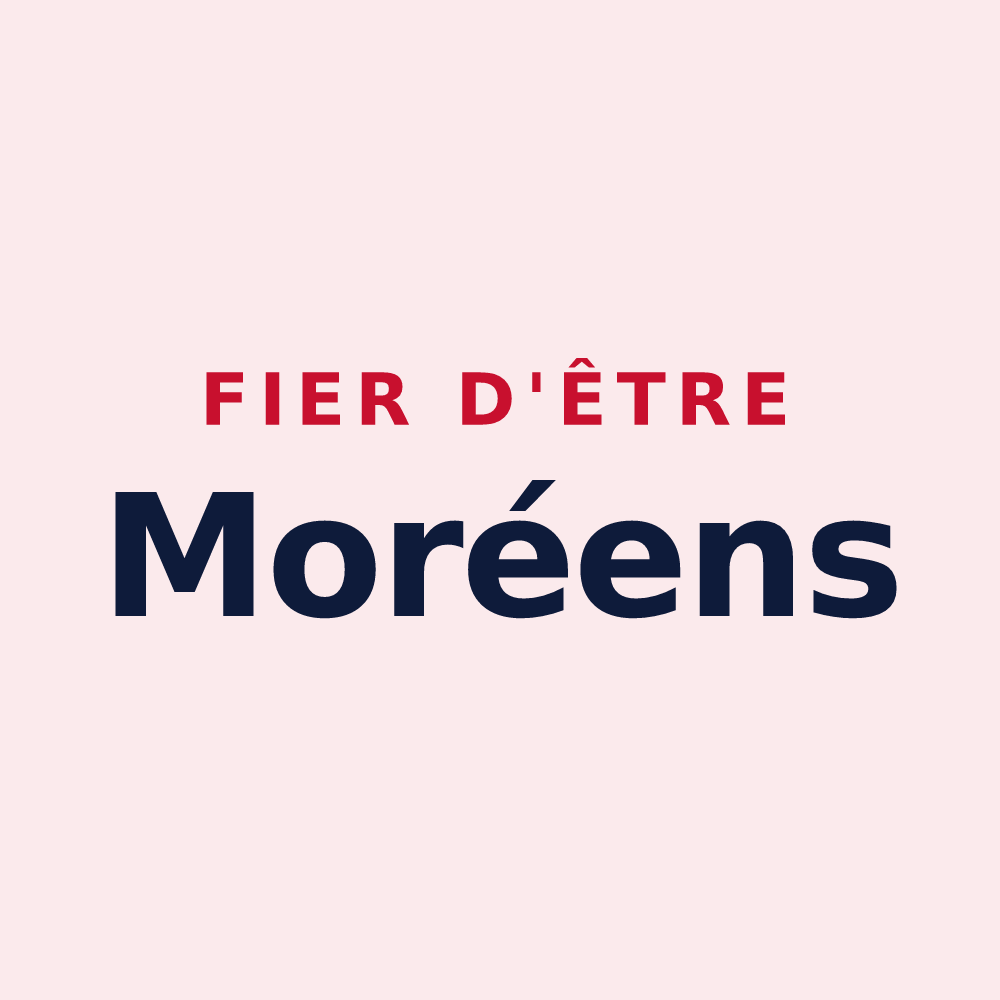 Magnet « Fier d'être Moréens » — design pour Morée